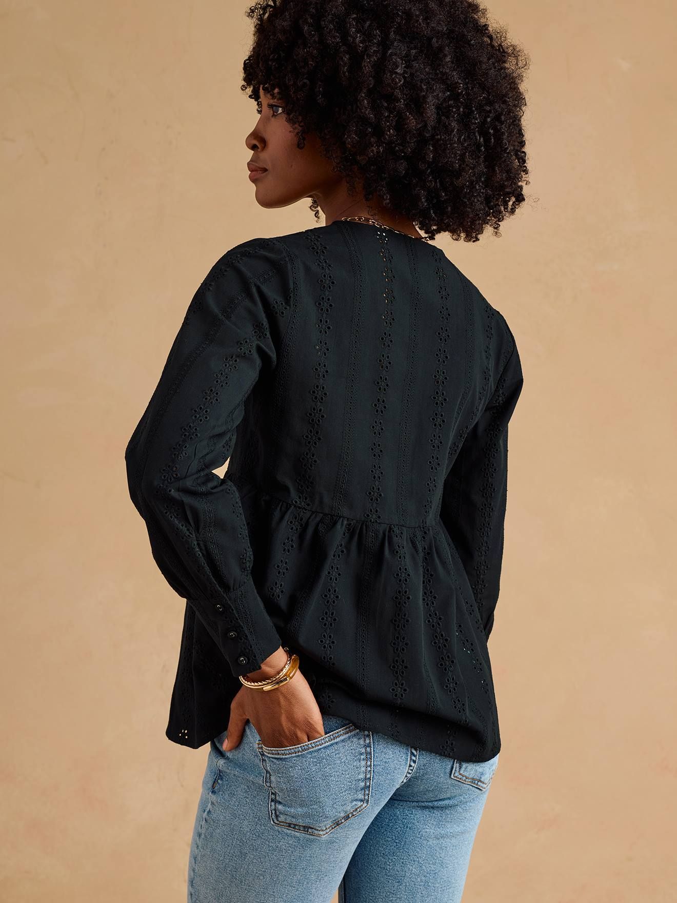 Blouse grossesse et allaitement en broderie anglaise - Envie De Fraise - Modalova