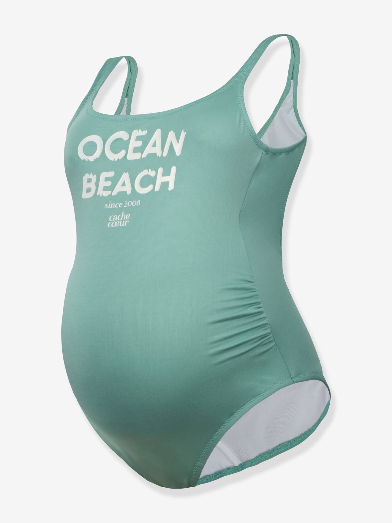 Maillot De Bain De Grossesse 1 Pièce Ocean Beach - Vertbaudet - Comparateurs & Guides d'achats - Modalova