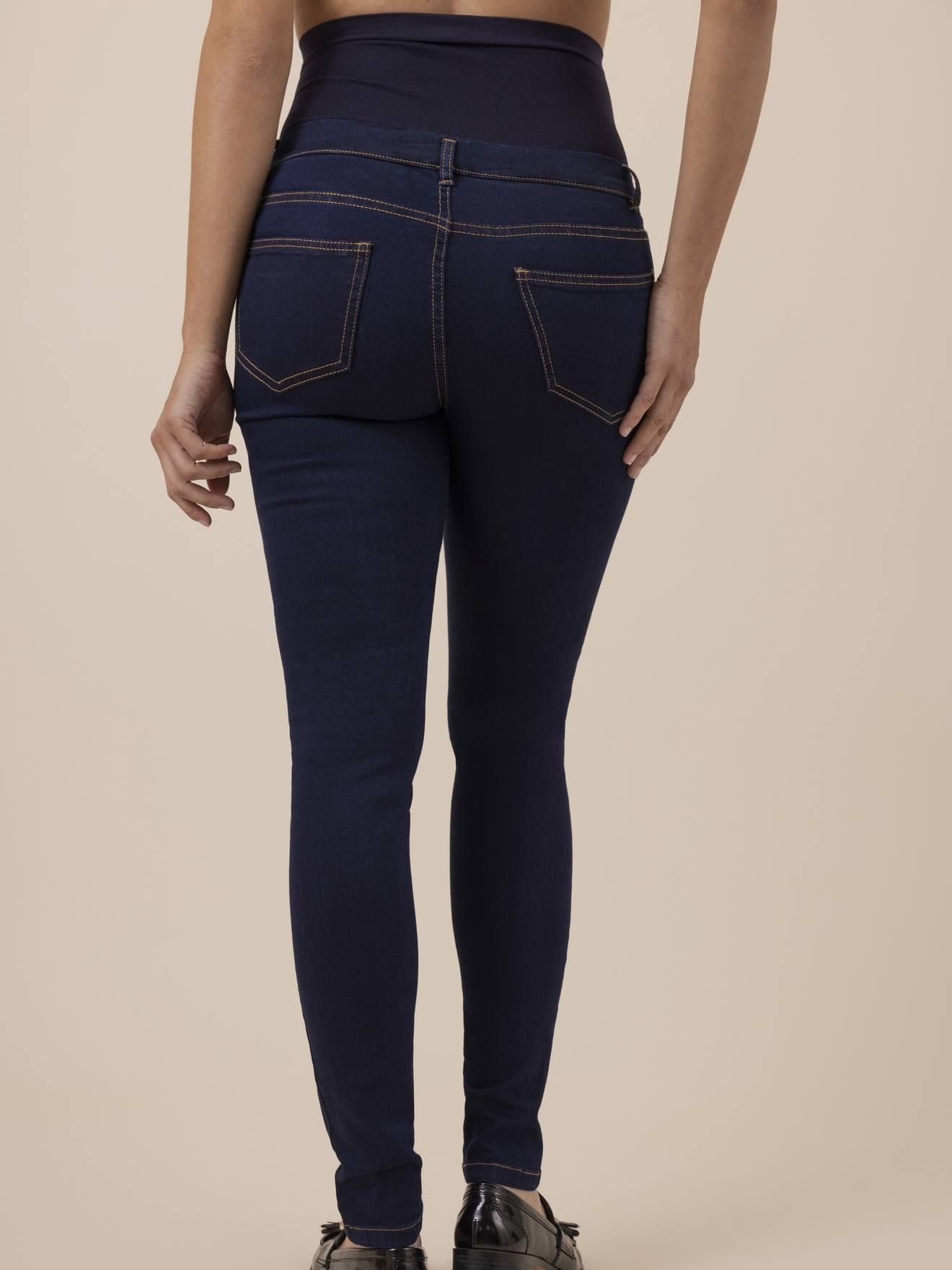Jean grossesse slim bandeau sans coutures Clint jean - Envie De Fraise - Modalova