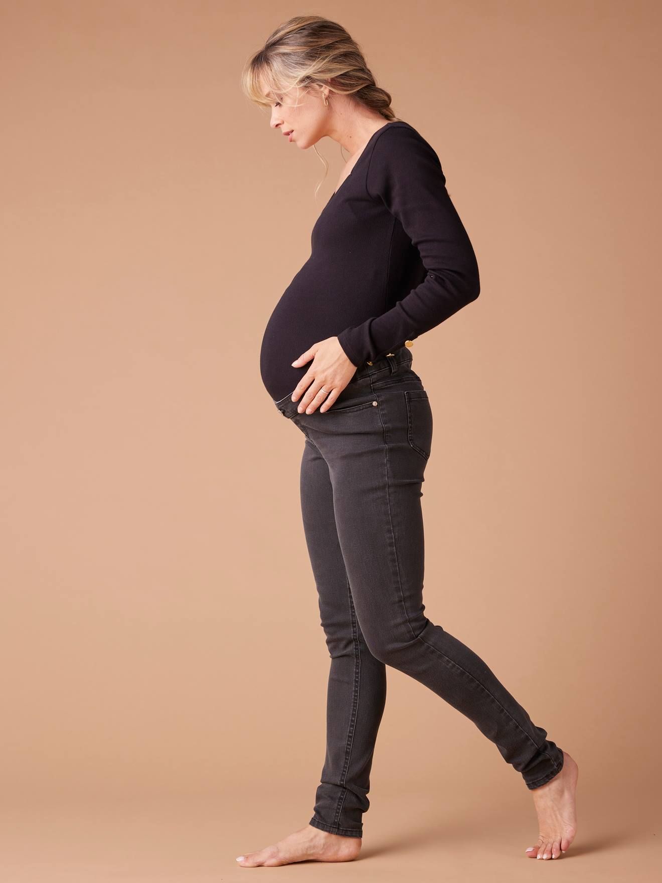 Jean de grossesse skinny denim black - Envie De Fraise - Modalova