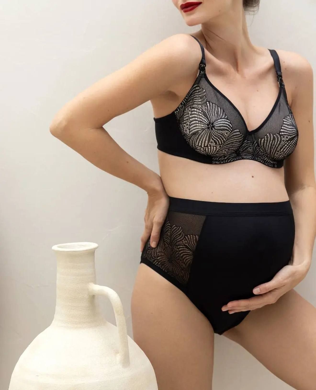 Soutien Gorge Maternité Et Allaitement Avec Armatures Dahlia - Cache Coeur - Modalova