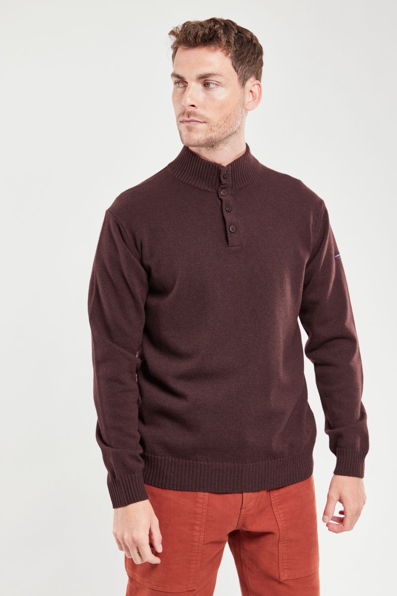 Pull col boutonné - laine - ARMOR LUX FR - Modalova