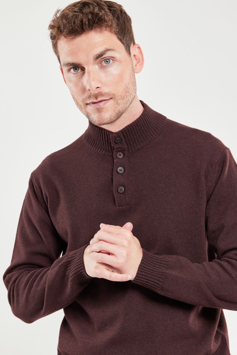Pull col boutonné - laine - ARMOR LUX FR - Modalova