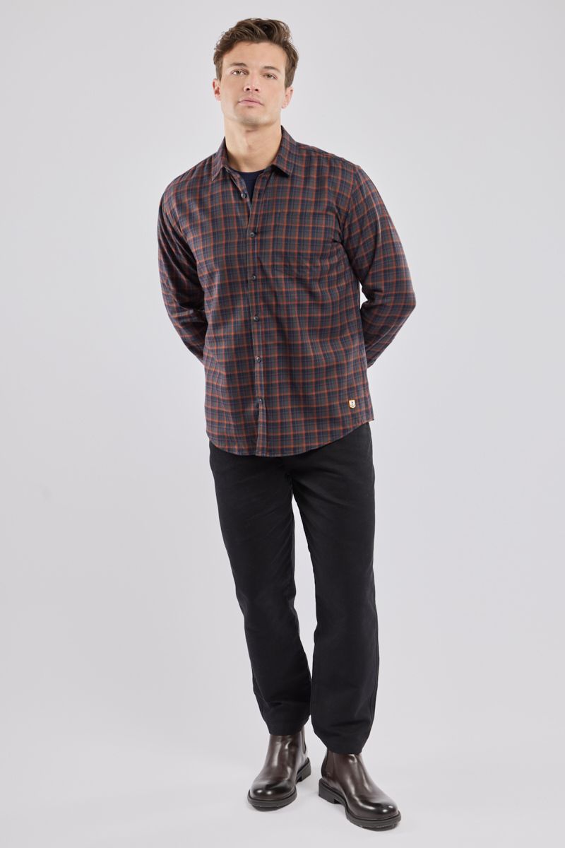 Chemise manches longues droite col souple - ARMOR LUX FR - Modalova
