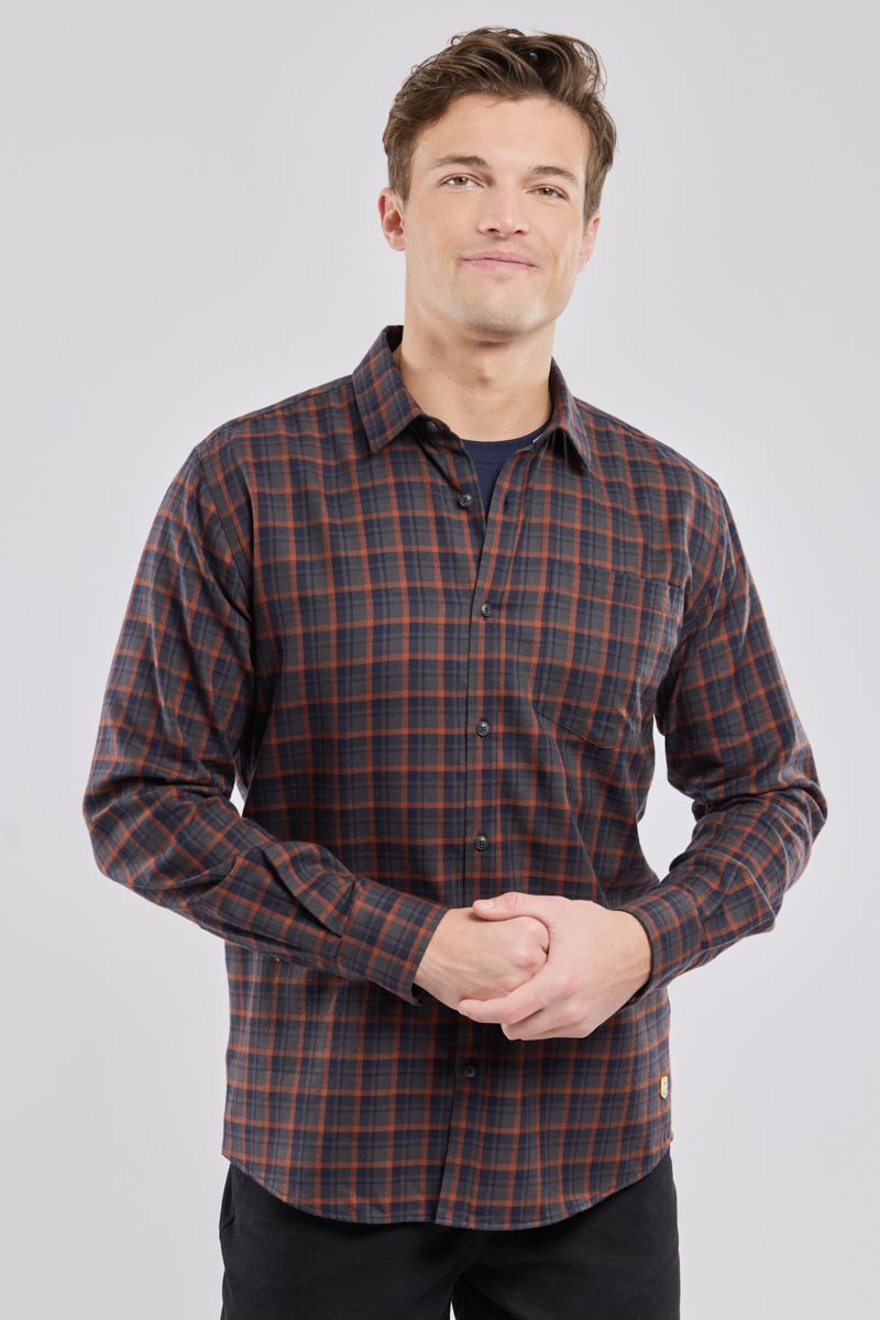 Chemise manches longues droite col souple - ARMOR LUX FR - Modalova