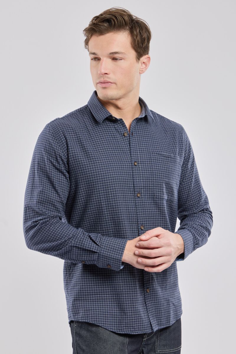 Chemise manches longues droite col souple - ARMOR LUX FR - Modalova