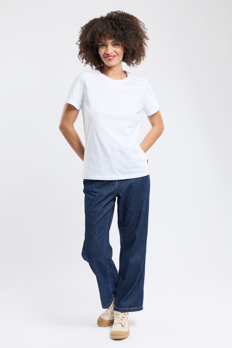 T-shirt uni CANOTIER - coton biologique - BERMUDES - Modalova