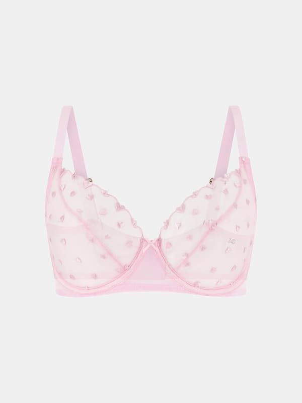 Soutien-Gorge Balconnet En Résille Claire - Guess - Modalova