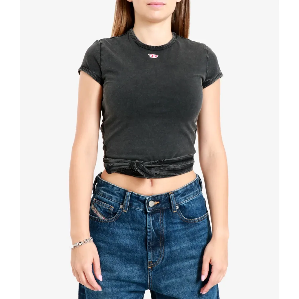 Diesel - Tops > T-Shirts - Gray - Diesel - Modalova