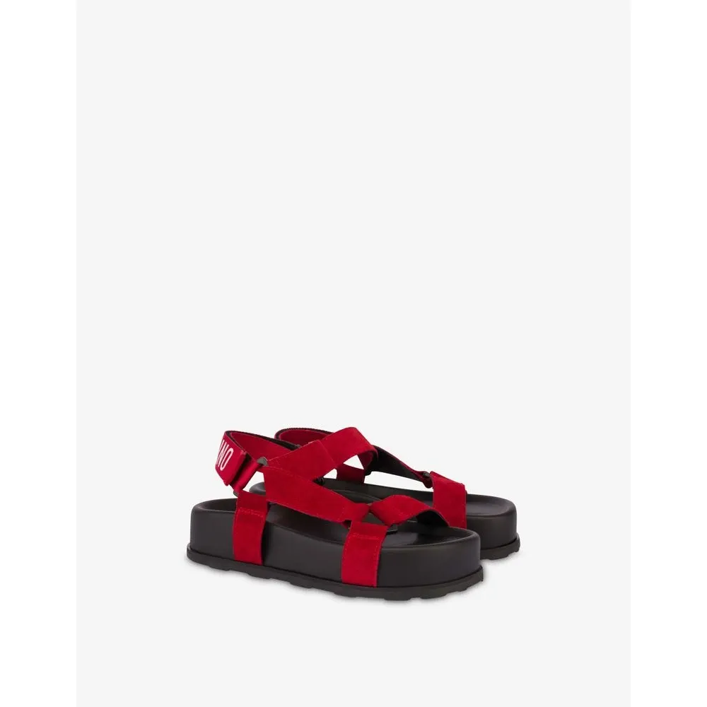 Shoes > Sandals > Flat Sandals - - Moschino - Modalova