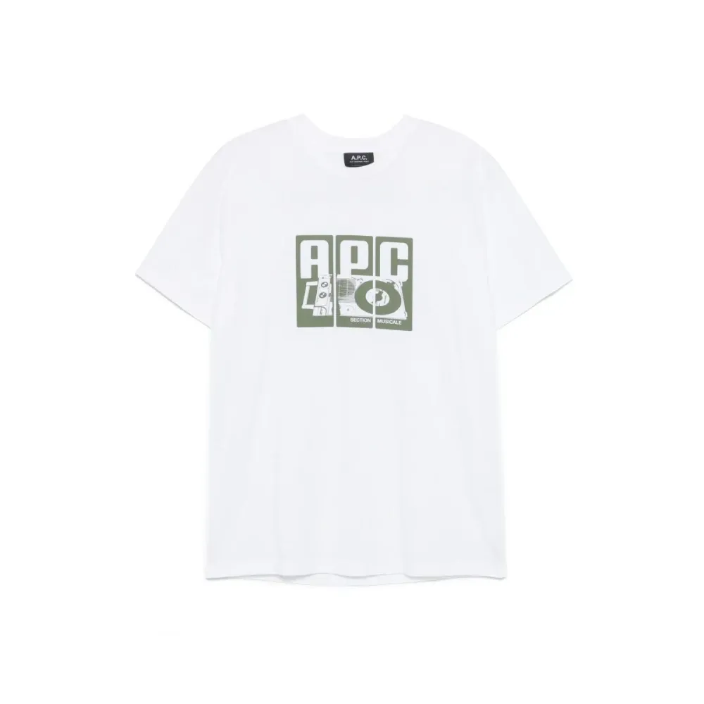 A.p.c. - Tops > T-Shirts - White - A.p.c. - Modalova