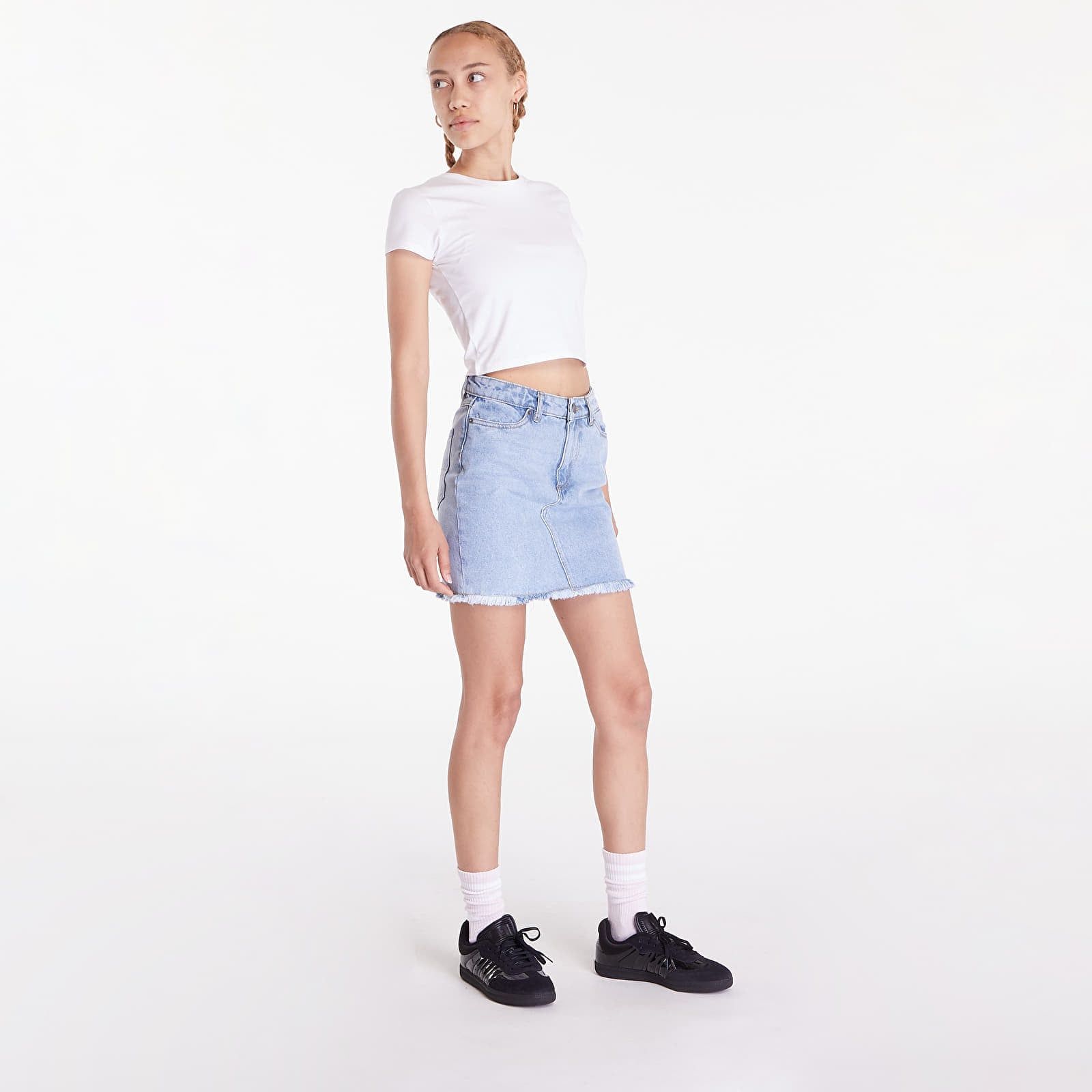 Jupe Ladies Heavy Mini Denim Skirt 30 - Urban Classics - Modalova