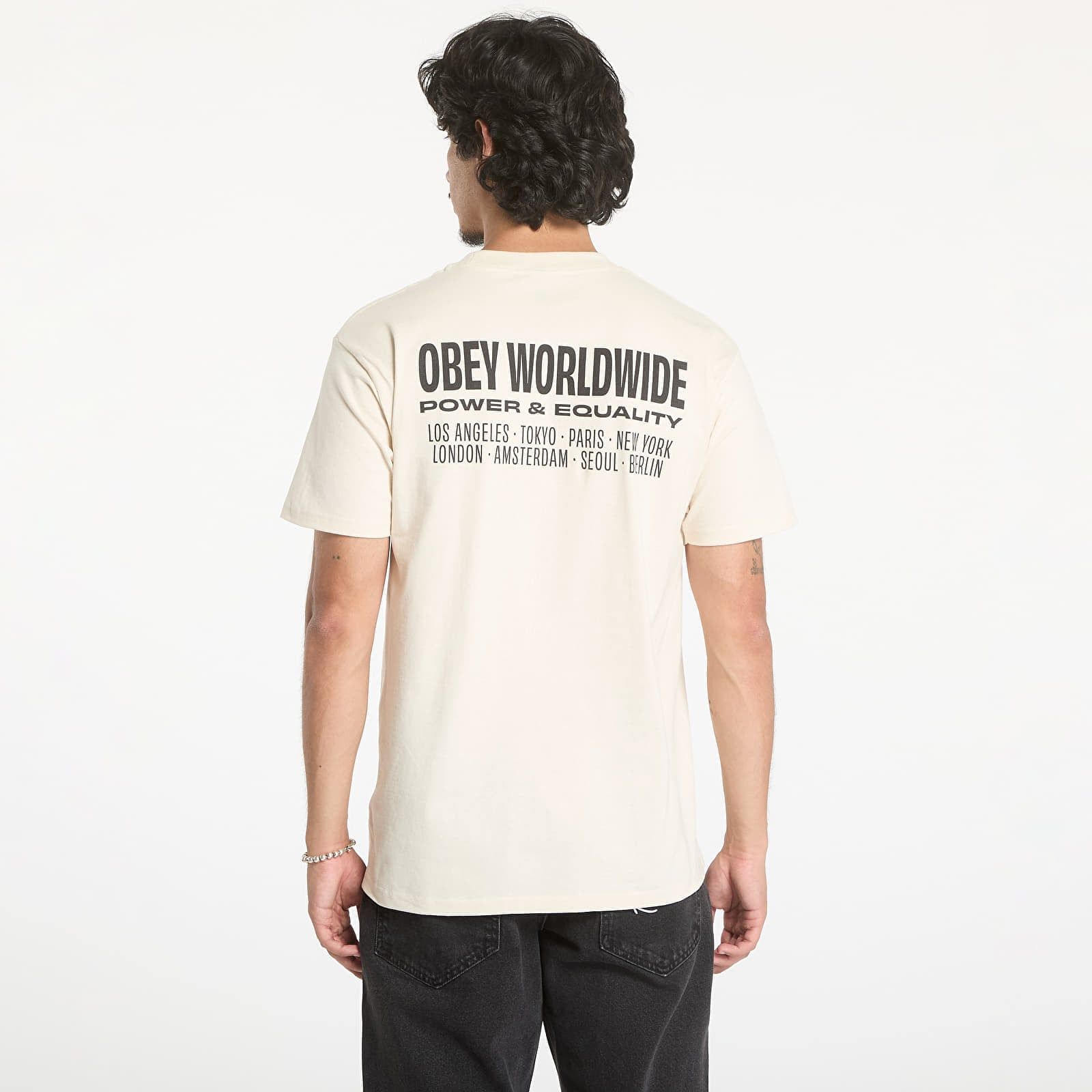 T-shirt OBEY Worldwide Power & Equalit S - OBEY Clothing - Modalova