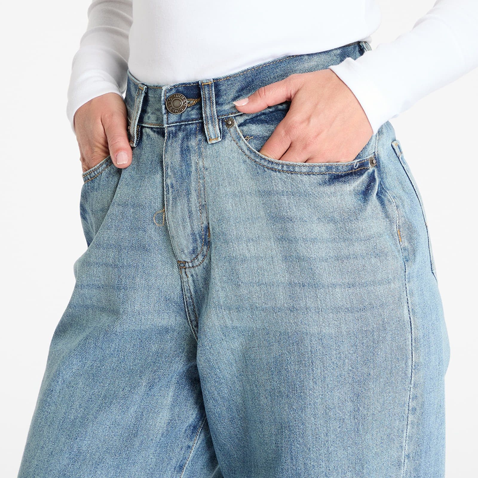 Jeans Ladies High Waist 90'SWide Leg Denim Pants W29 - Urban Classics - Modalova