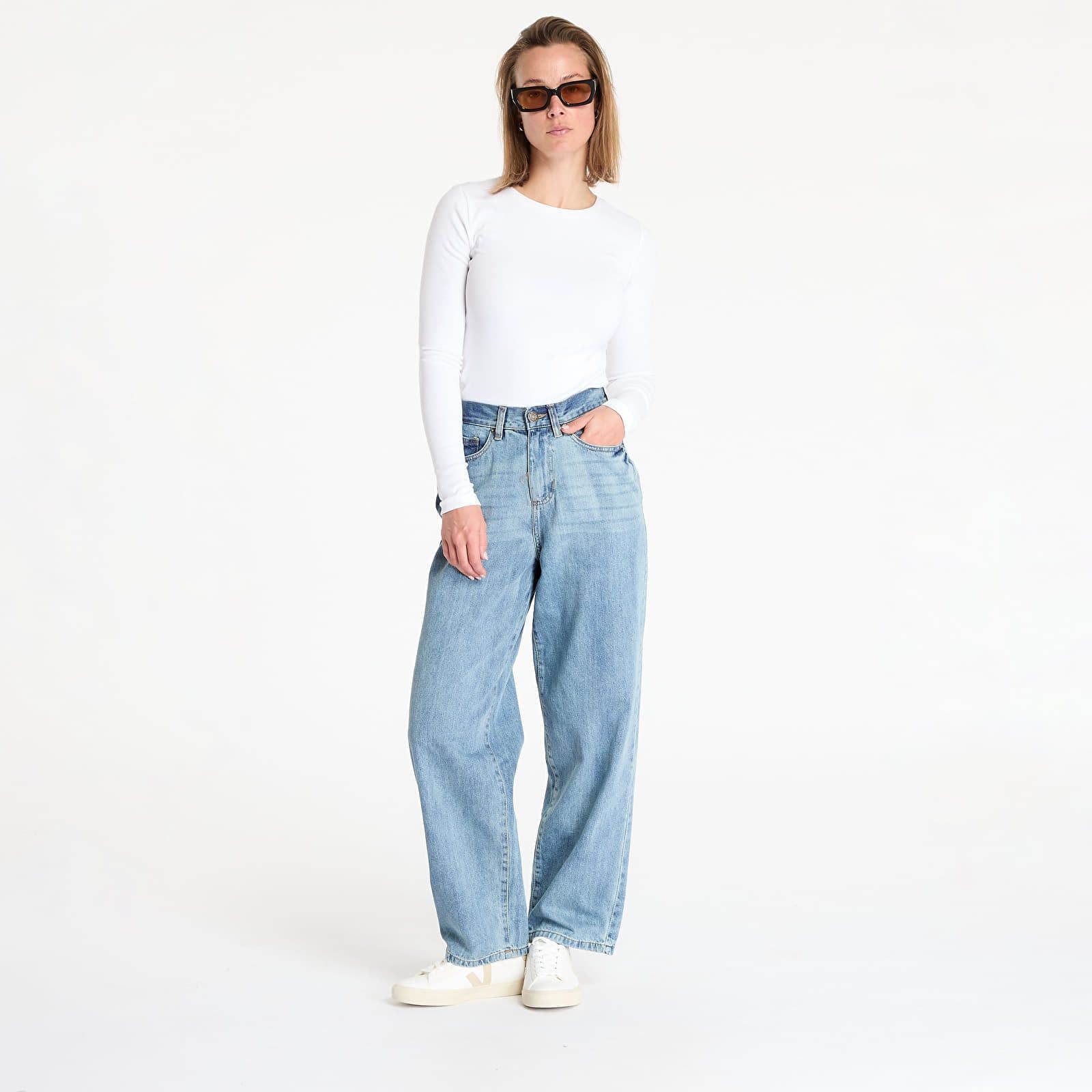 Jeans Ladies High Waist 90'SWide Leg Denim Pants W29 - Urban Classics - Modalova