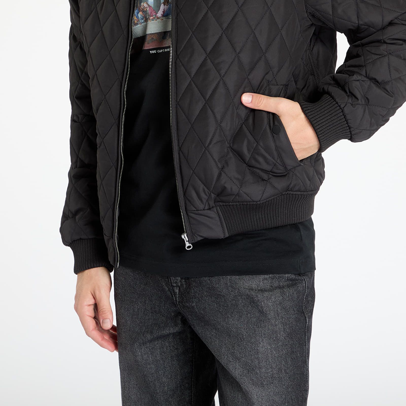 Veste Diamond Quilt Nylon Jacket M - Urban Classics - Modalova