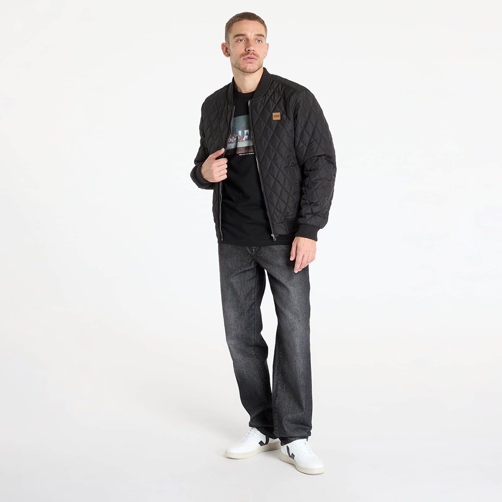 Veste Diamond Quilt Nylon Jacket M - Urban Classics - Modalova