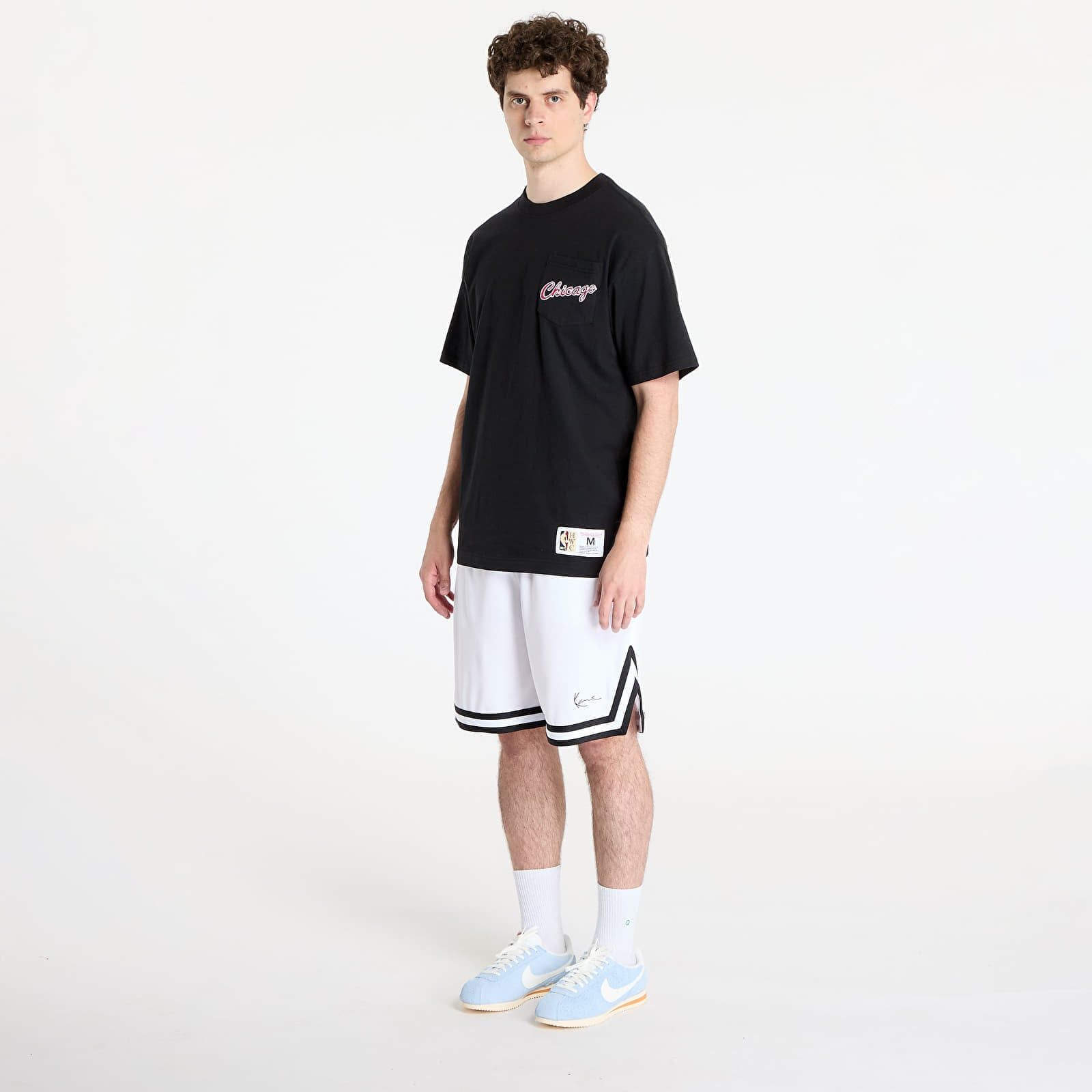 T-shirt NBA Vintage Logo Bulls Double Hit Shortsleeve Pocket Tee XL - Mitchell & Ness - Modalova
