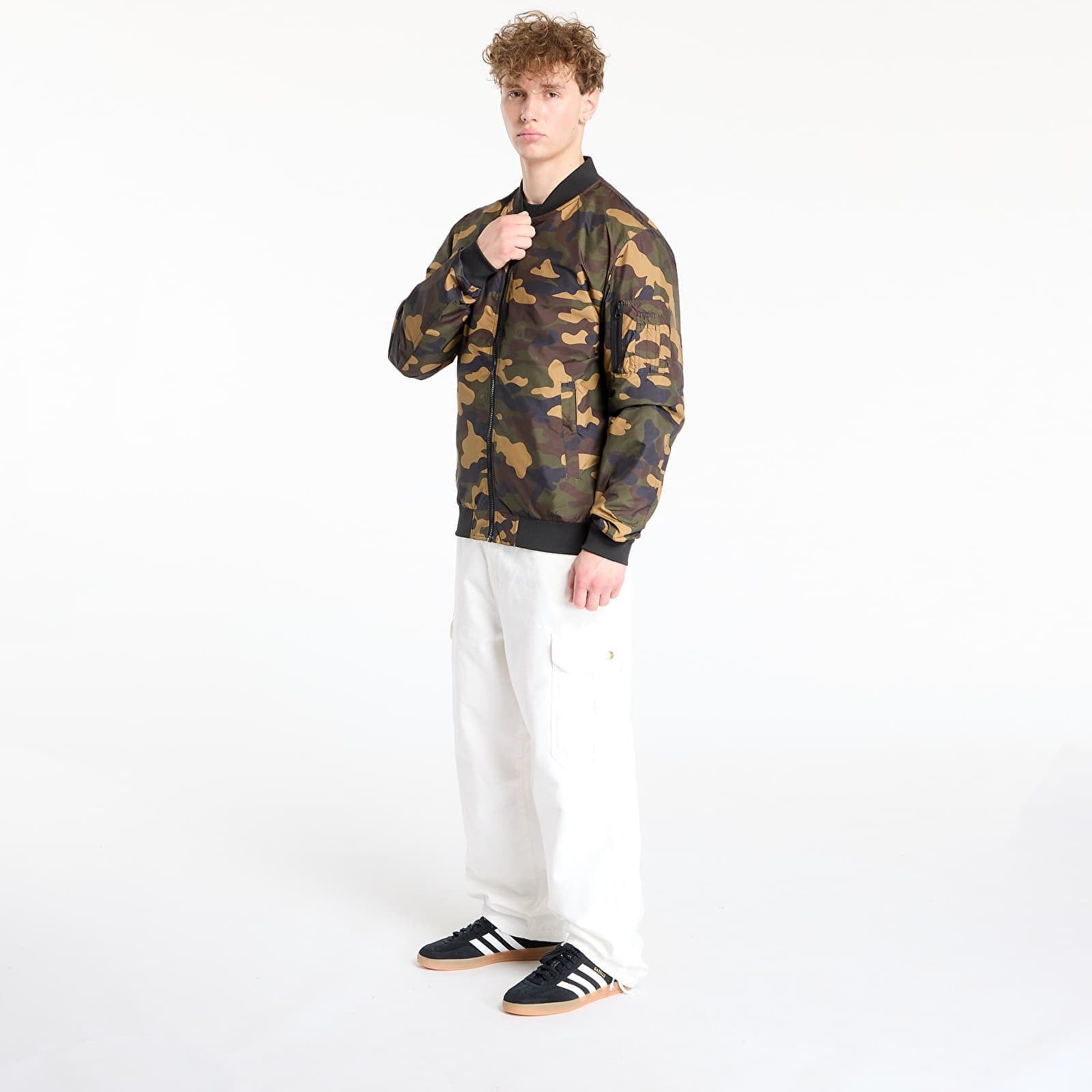 Coupe-vent Light Camo Bomber Jacket M - Urban Classics - Modalova