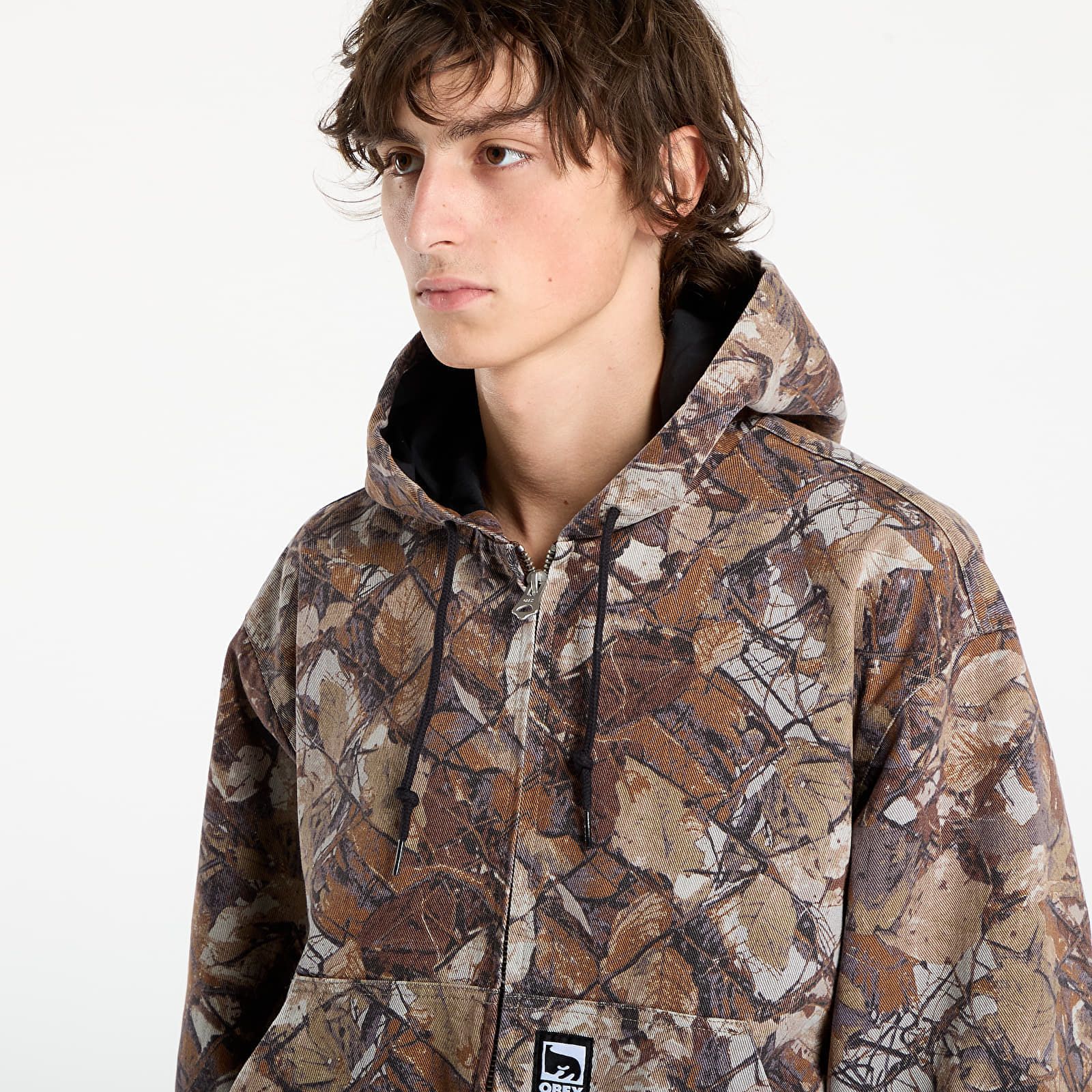 Veste OBEY Glen Zip Up Jacket L - OBEY Clothing - Modalova