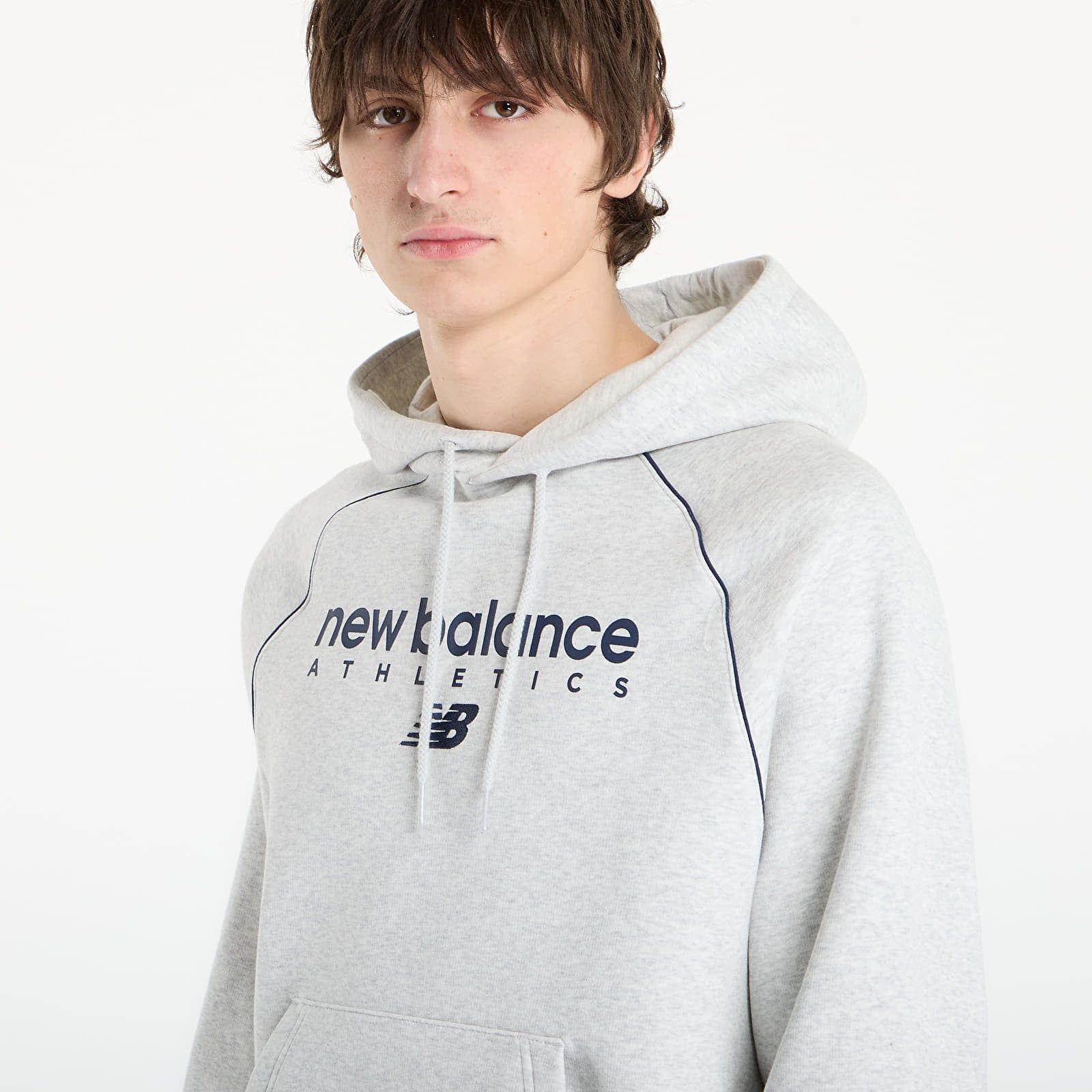 Sweatshirt Linear Graphic Fleece Hoodie XXL - New Balance - Modalova