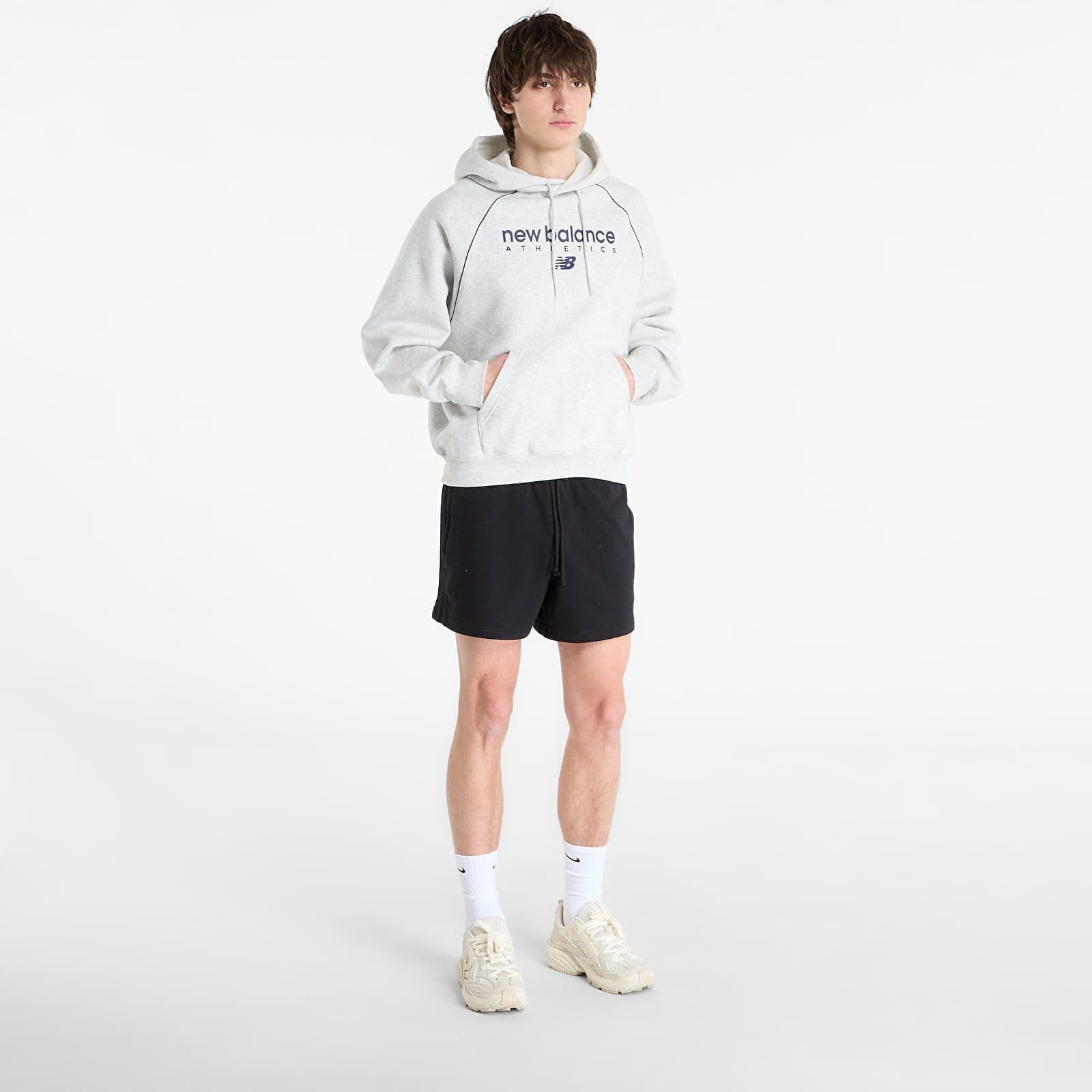 Sweatshirt Linear Graphic Fleece Hoodie XXL - New Balance - Modalova