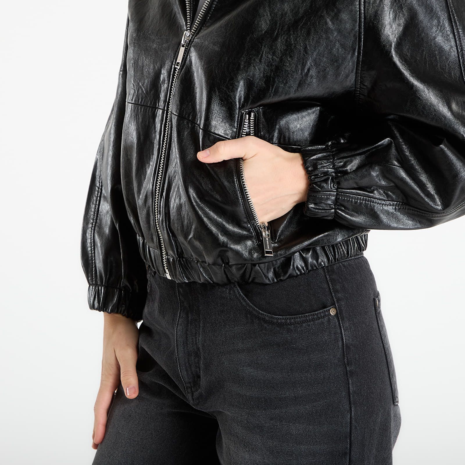 Veste Faux Leather Hoodie XS - Michael Kors - Modalova