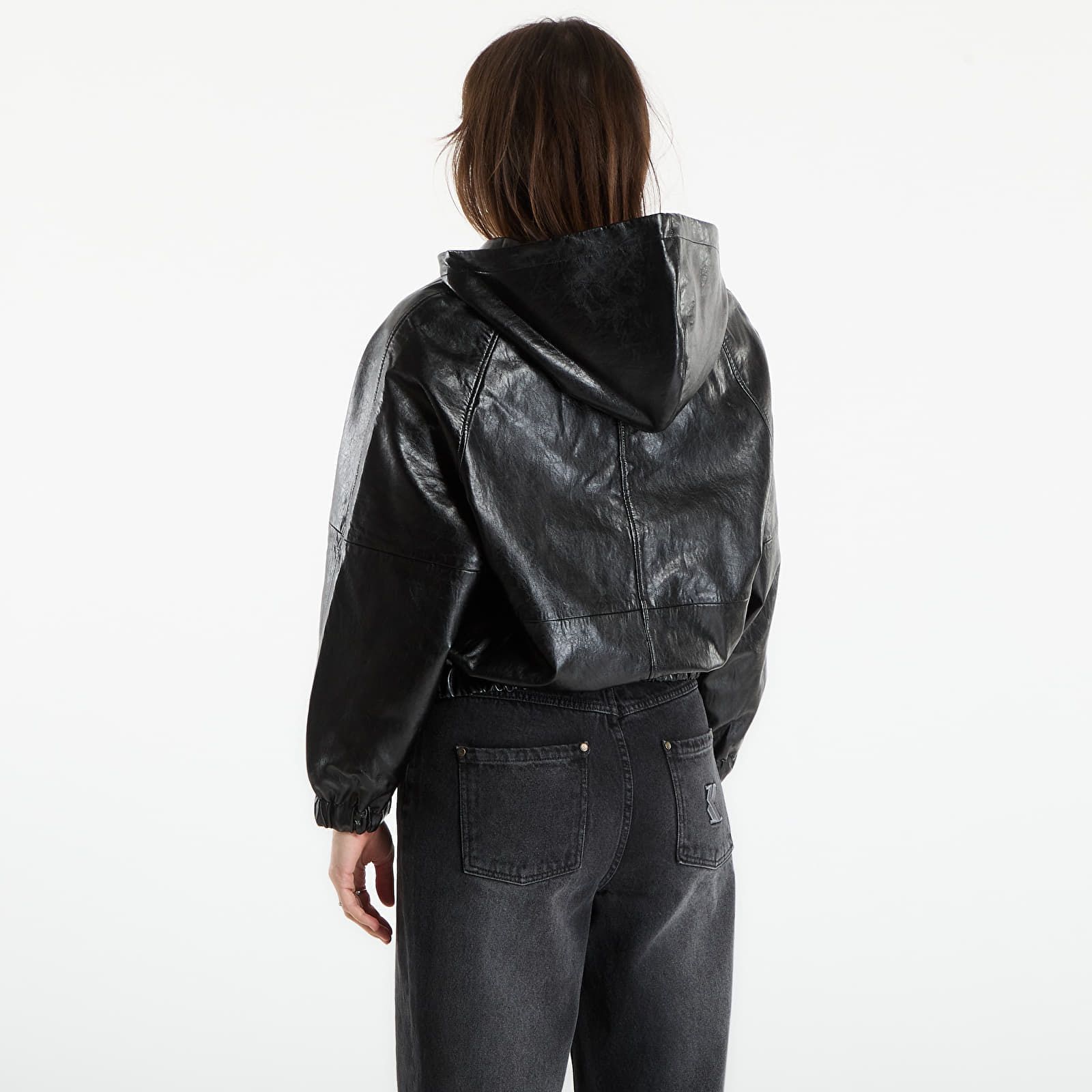 Veste Faux Leather Hoodie XS - Michael Kors - Modalova