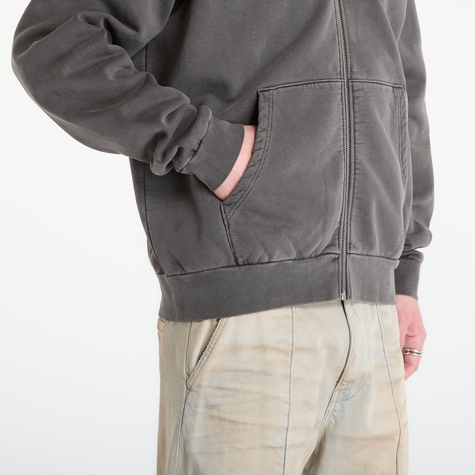 Sweatshirt OBEY Lowercase Pigment Zip Hood M - OBEY Clothing - Modalova
