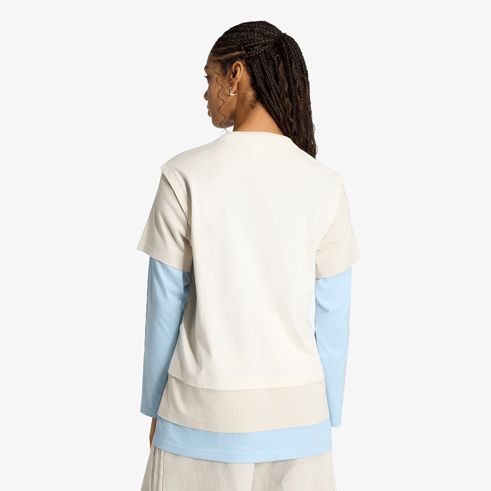 T-shirt adidas Loose Layered Long Sleeve T-Shirt XS - adidas Originals - Modalova