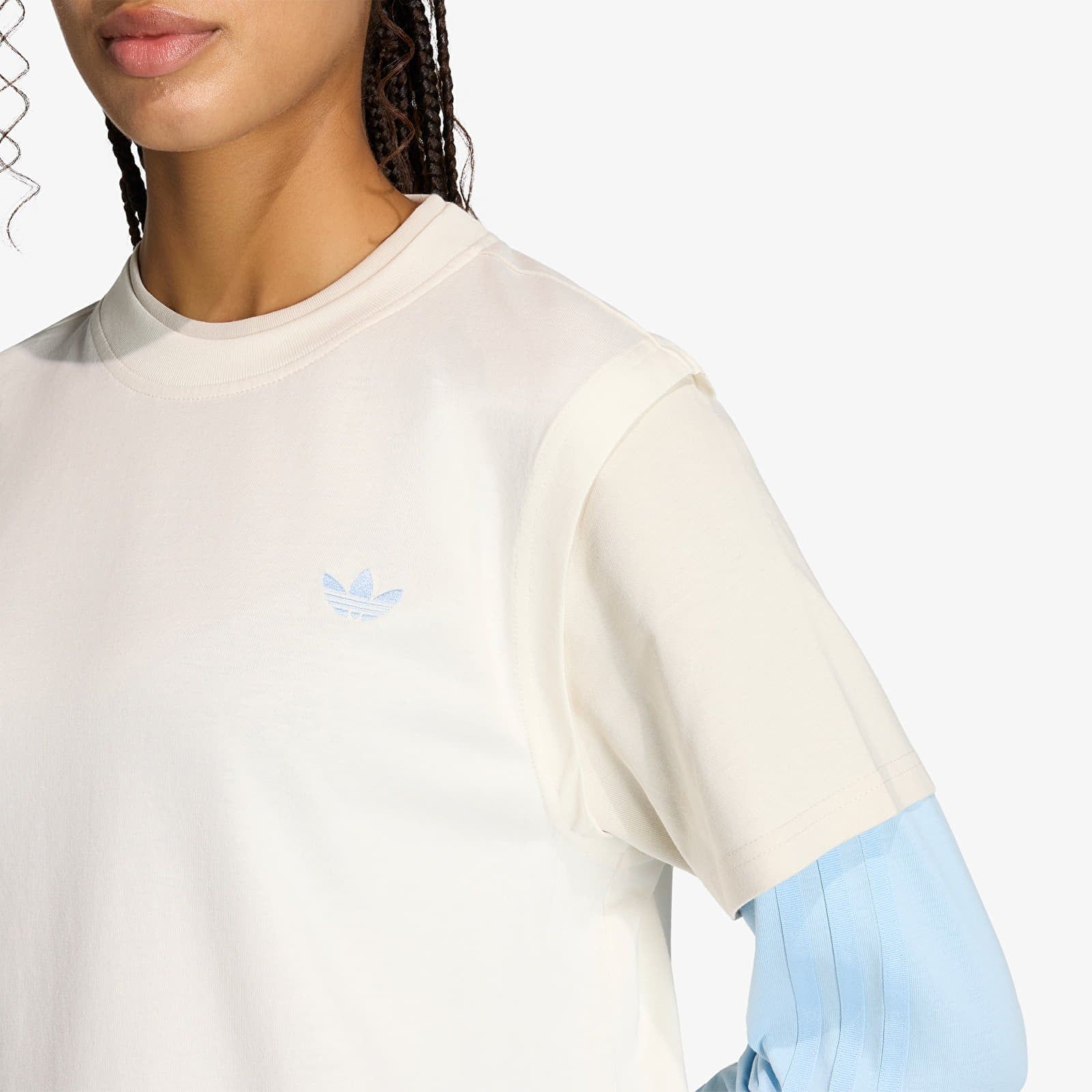 T-shirt adidas Loose Layered Long Sleeve T-Shirt XS - adidas Originals - Modalova