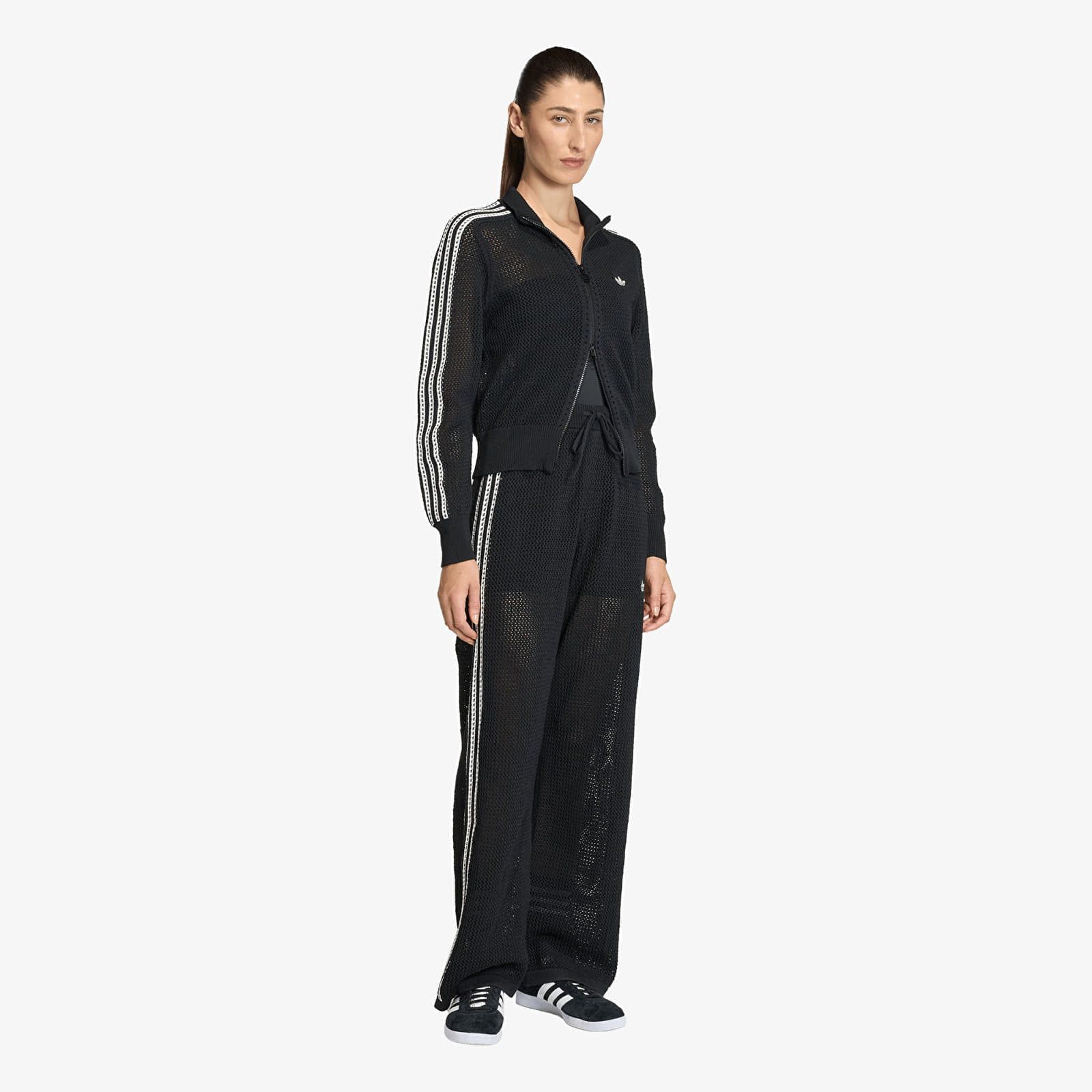 Pantalon de survêtement adidas Knitted Crochet Firebird Track Pants L - adidas Originals - Modalova