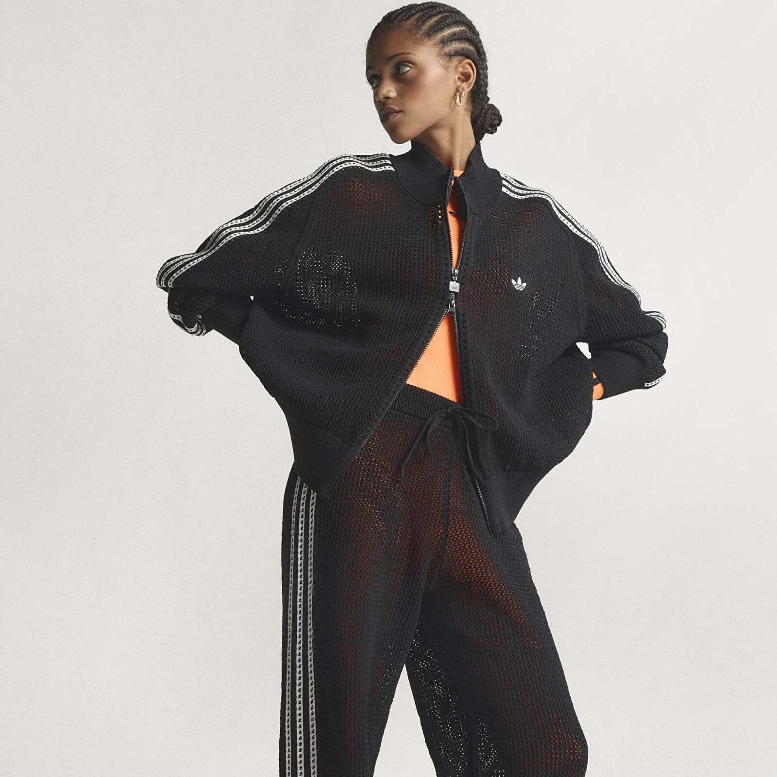 Pantalon de survêtement adidas Knitted Crochet Firebird Track Pants L - adidas Originals - Modalova