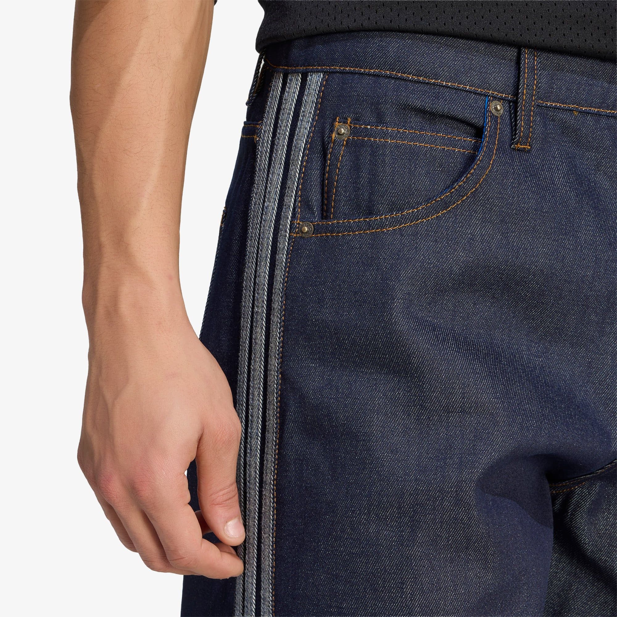 Jeans adidas Firebird Adicolor Denim Jeans Mid-rise Straight Leg 36 - adidas Originals - Modalova
