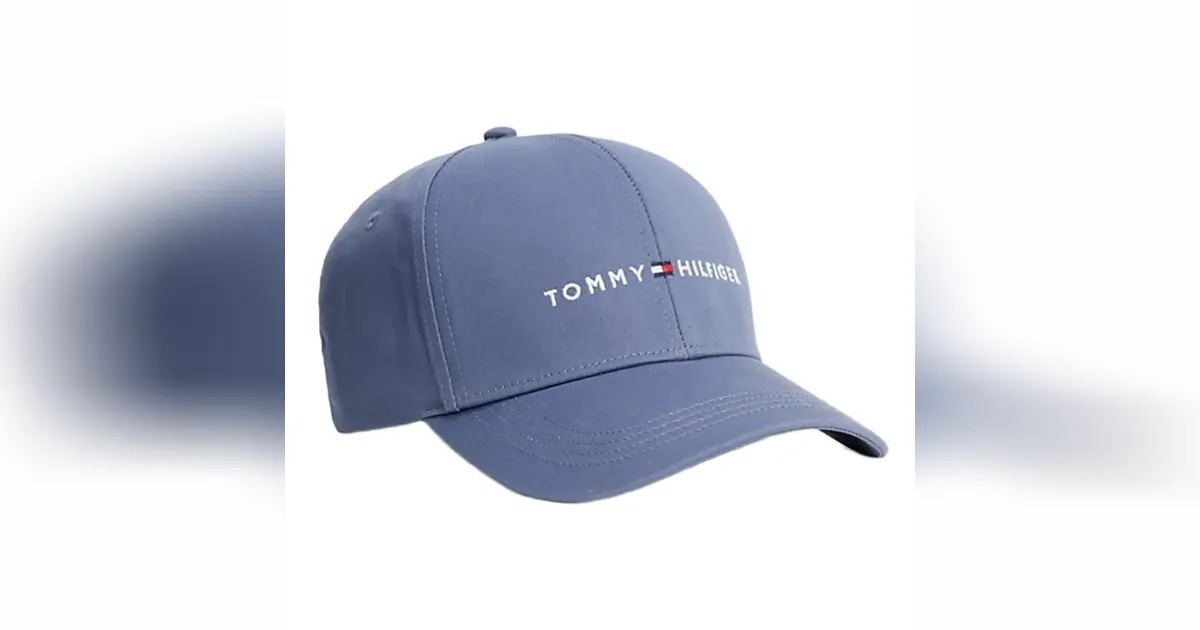 Casquette baseball jean homme bleu clair