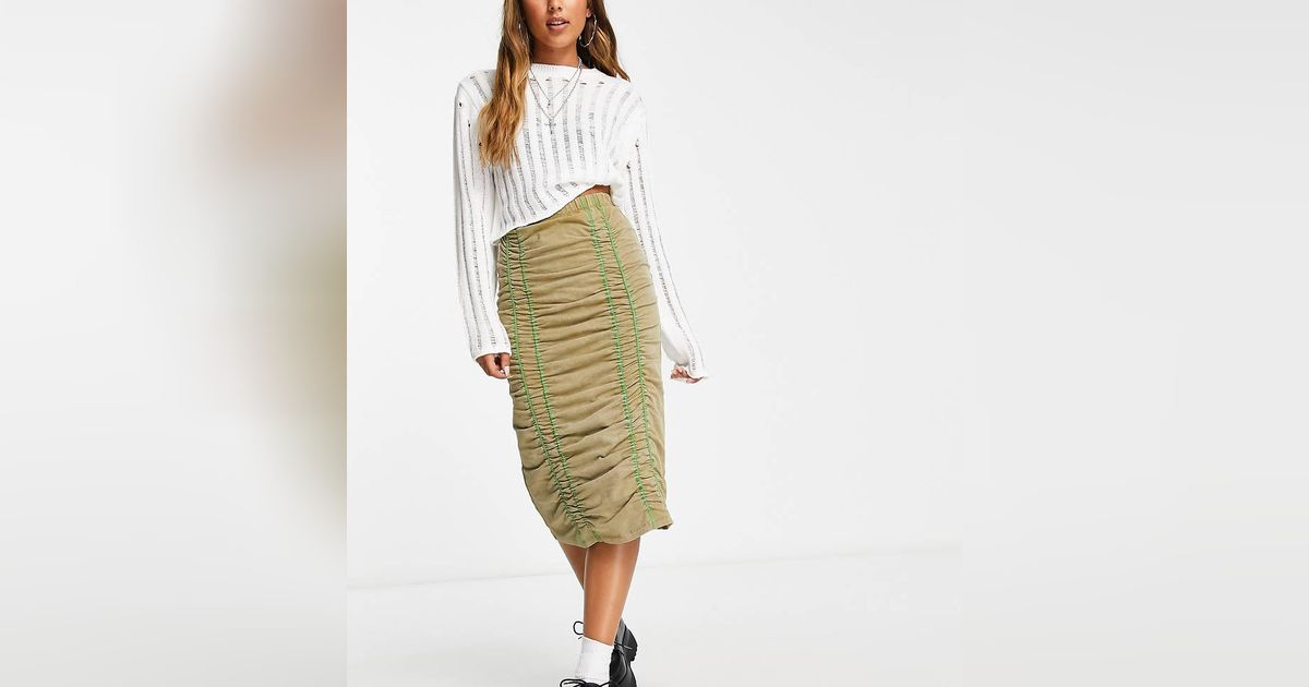 M, T2 multicouleur Femme Vêtements Vintage Femme Jupes Vintage Femme Jupes mi-longues  Vintage Femme Jupe mi-longue VINTAGE 38 Jupes mi-longues  Vintage Femme 
