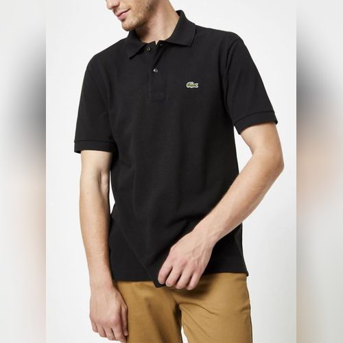 Lacoste polo noir discount homme