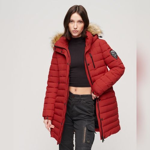 Doudoune superdry sales femme rouge