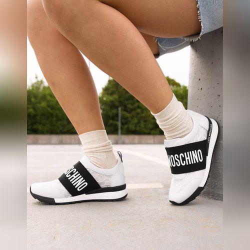 Basket chaussette moschino femme hot sale