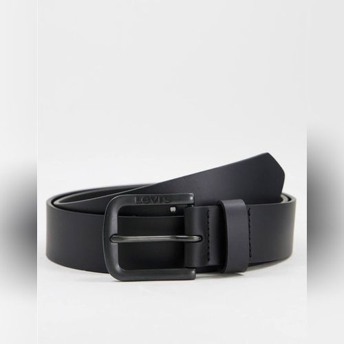 Ceinture Cuir Vieilli Effet Mat Marron noir Levi's - Ceinture & bretelle  Homme sur MenCorner