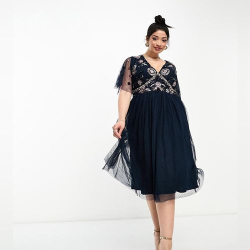 Jupe longue hotsell tulle bleu marine