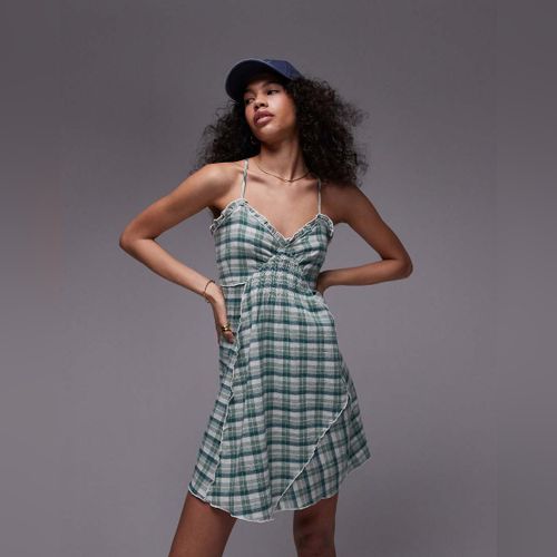 Robe en carreaux clearance