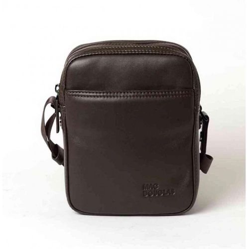 Sac mac top douglas noir cuir
