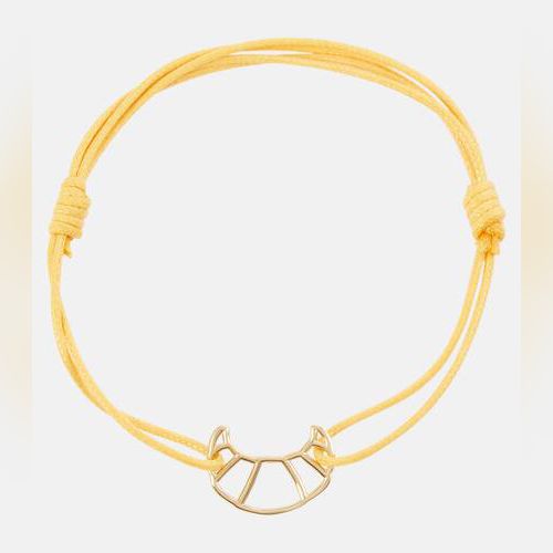 Avion 9 Kt Gold Cord Bracelet in Gold - Aliita