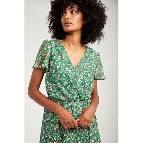 robe longue naf naf verte